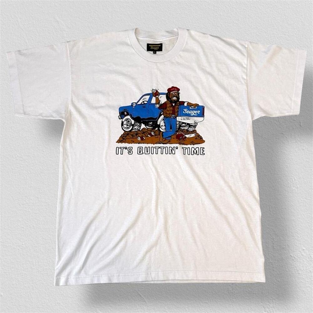Seager Co. "It's Quittin' Time" Truck Graphic Tee Size XL